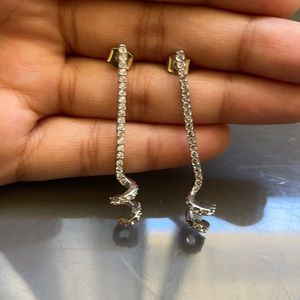 Silver Indian earrings